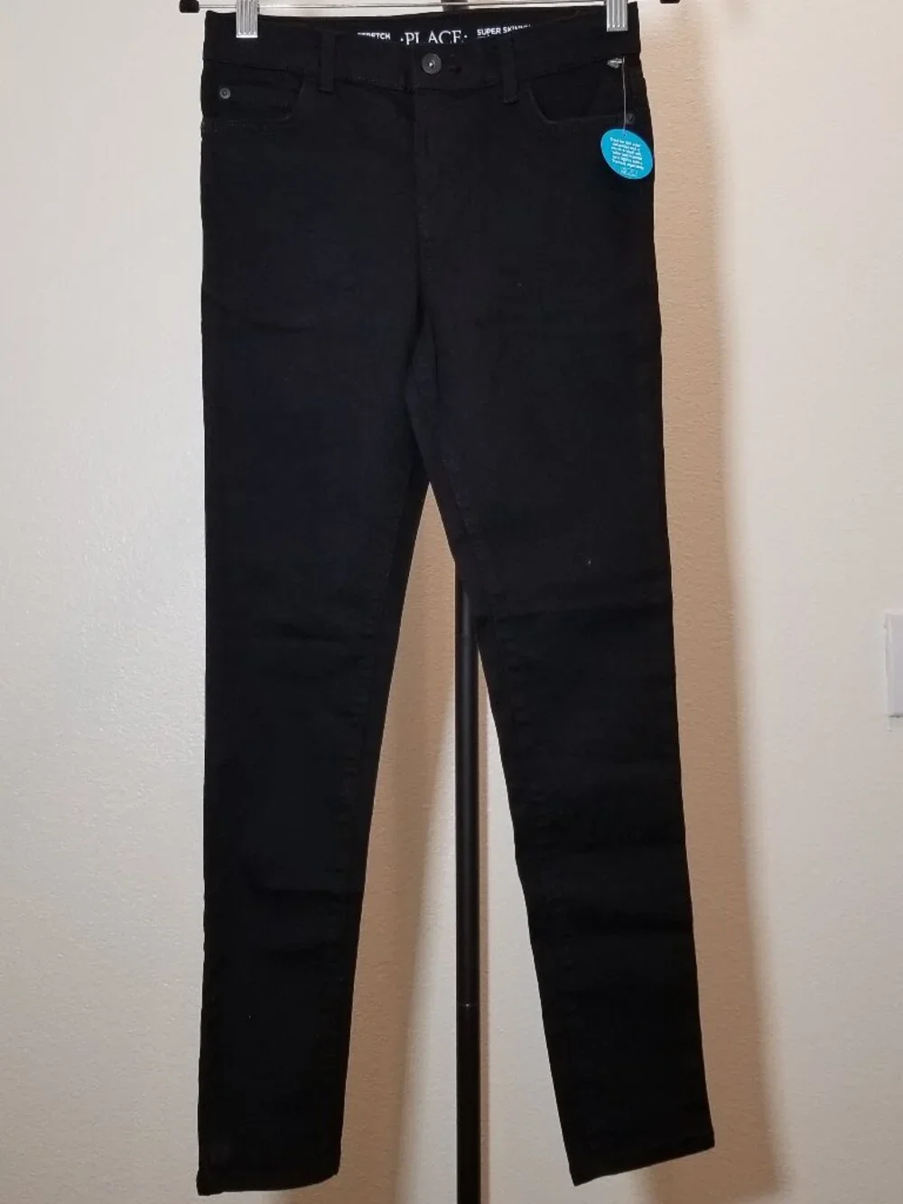 The Children's Place Girls Size 12 Super Skinny Black Jeans Streetwear Retro NWT